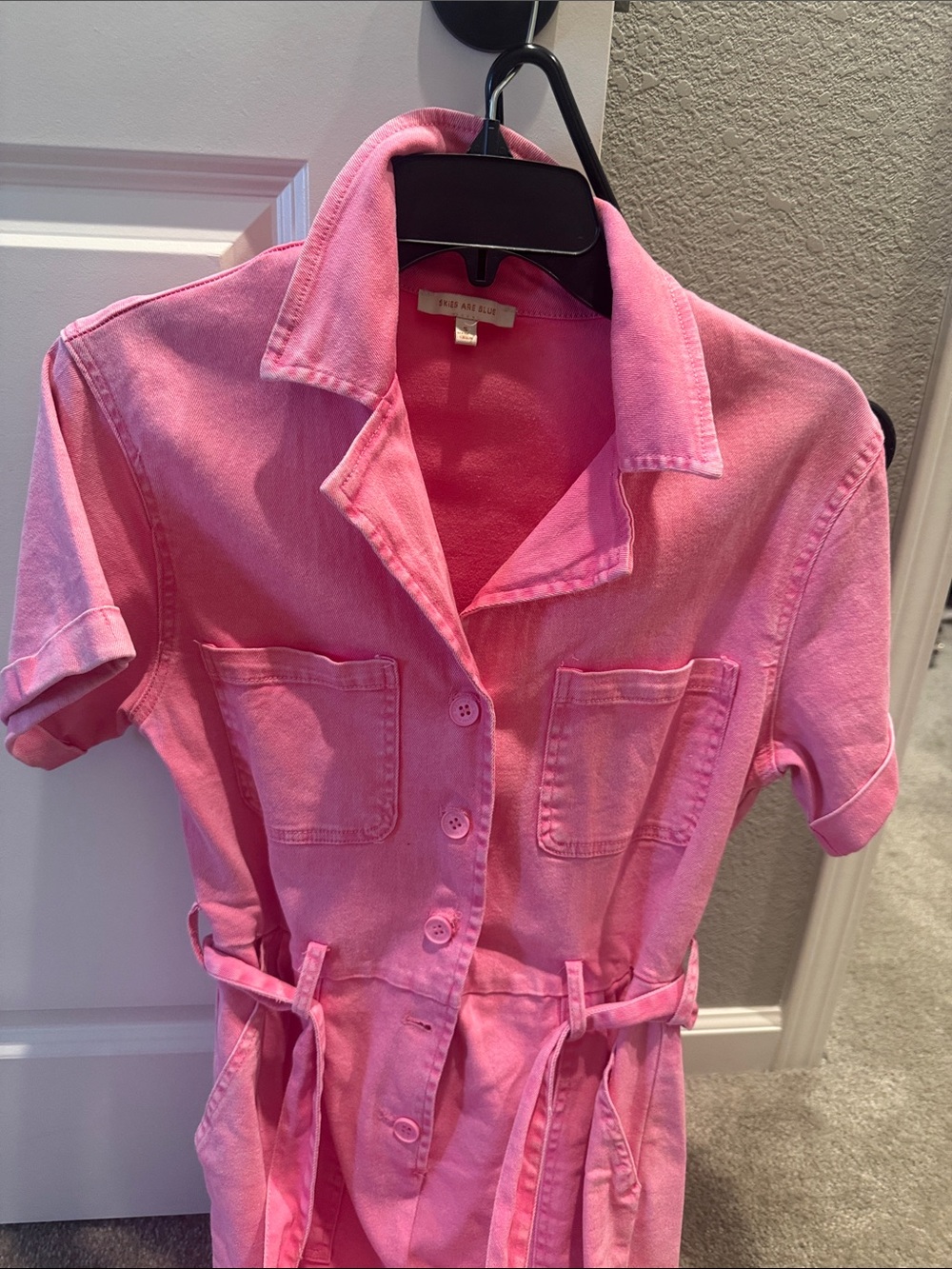 Skies are Blue Pink jumpsuit